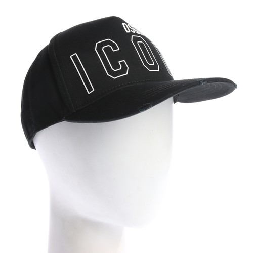 Cap dsquared schwarz weiß - schwarz,