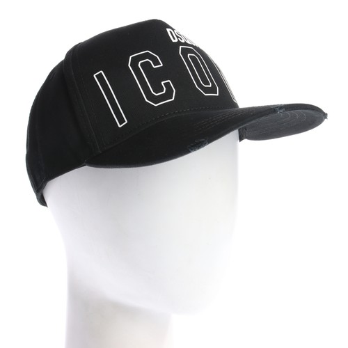 Cap dsquared schwarz weiß - schwarz, one