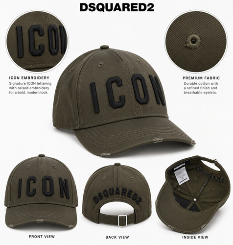 Dsquared2 icon baseballcap - dsquared2,